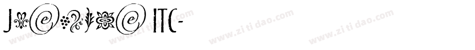 Juanita ITC字体转换